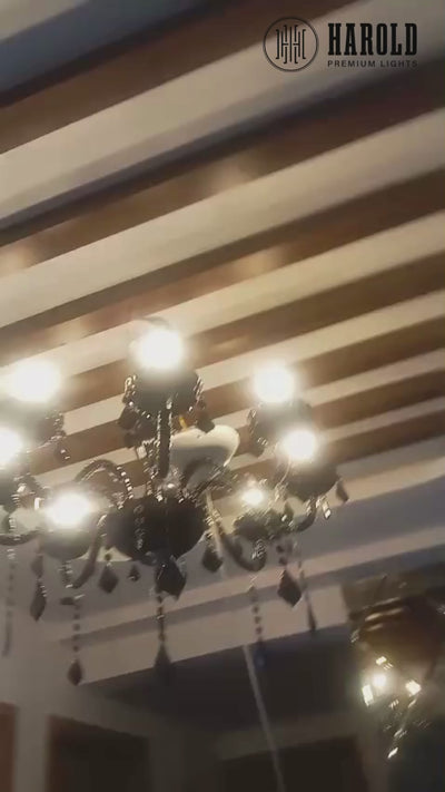 Black Diamond Crystal Chandelier