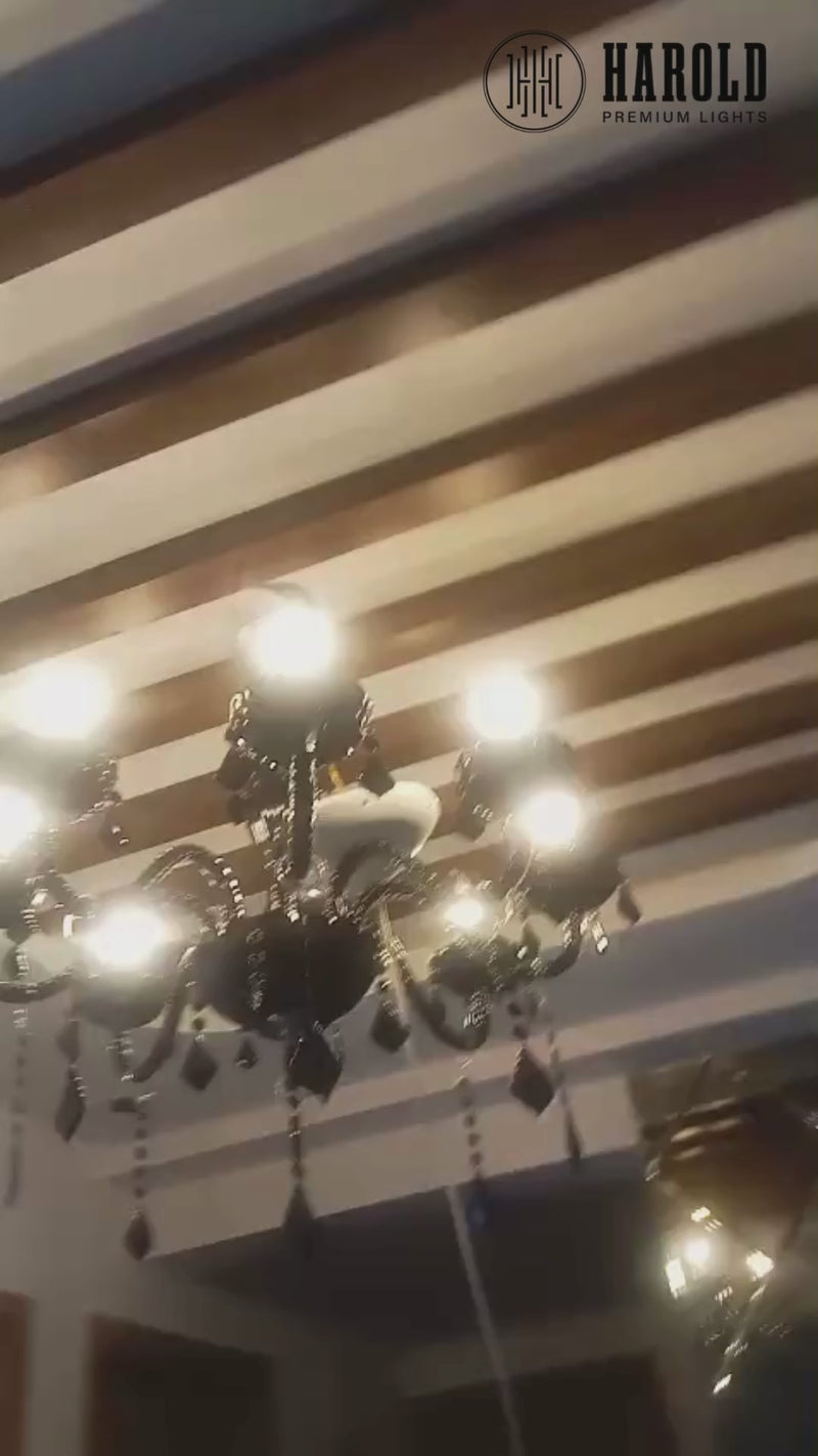 Black Diamond Crystal Chandelier