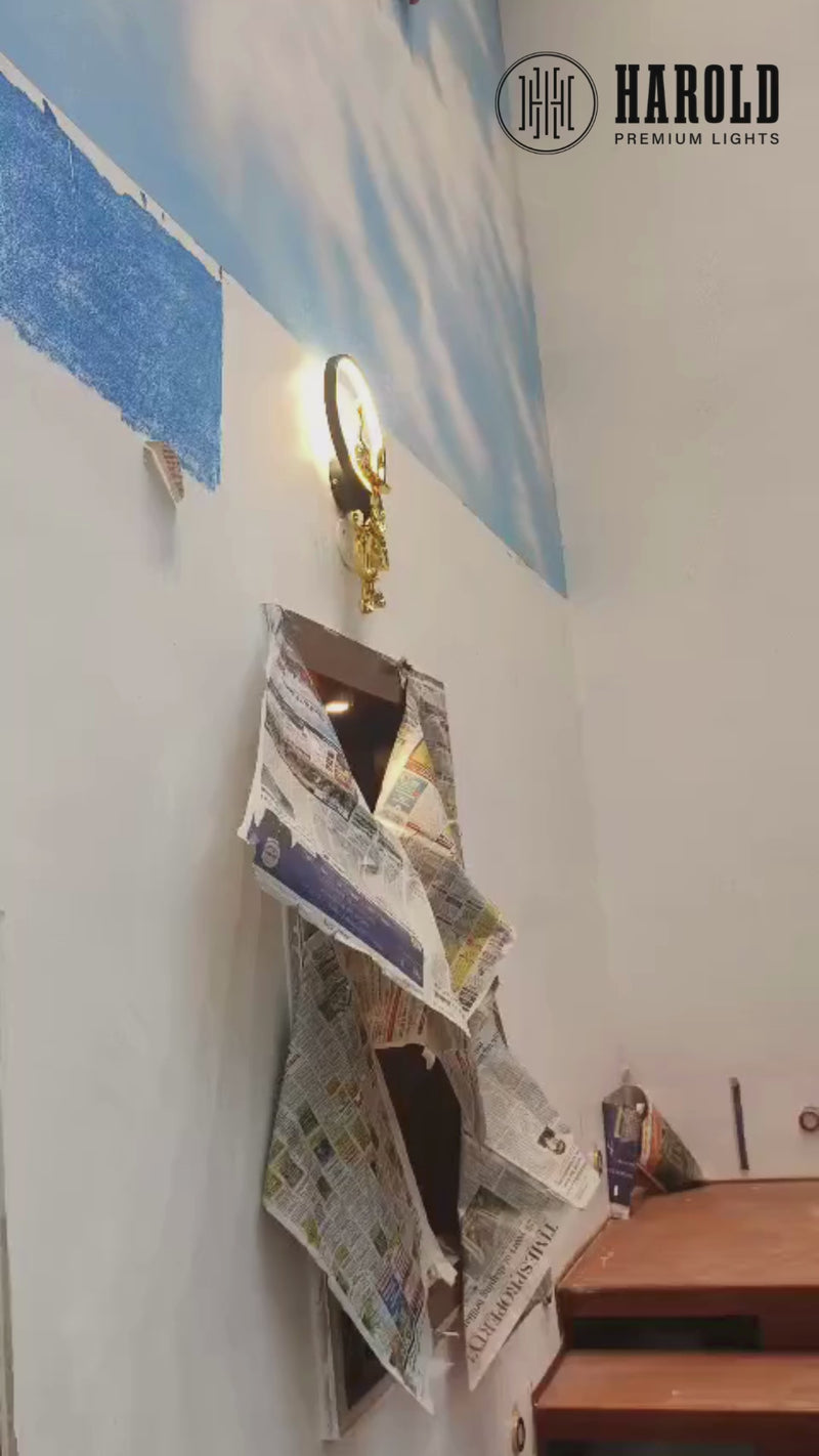 Peacock Wall Light