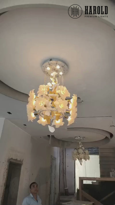 Sacred Lotus Chandelier