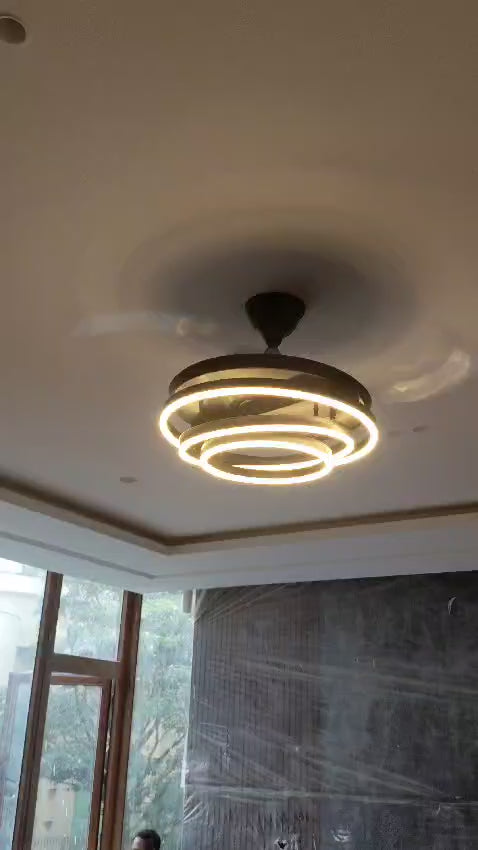 Trinity Nezha Chandelier Ceiling Fan with Remote Control