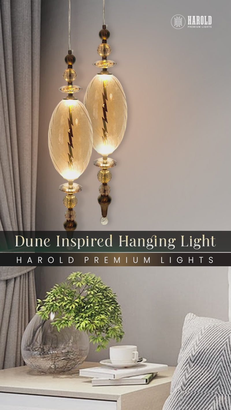 Dune Inspired Hanging Light