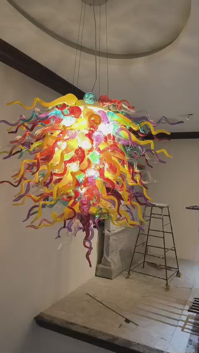 Chihuly Inspired Chandelier