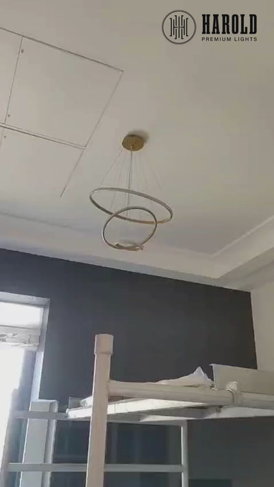 Luminous Halo Chandelier