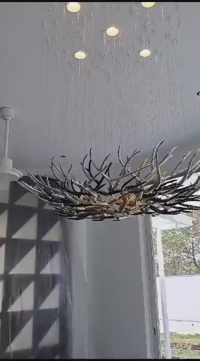 Antler chandelier