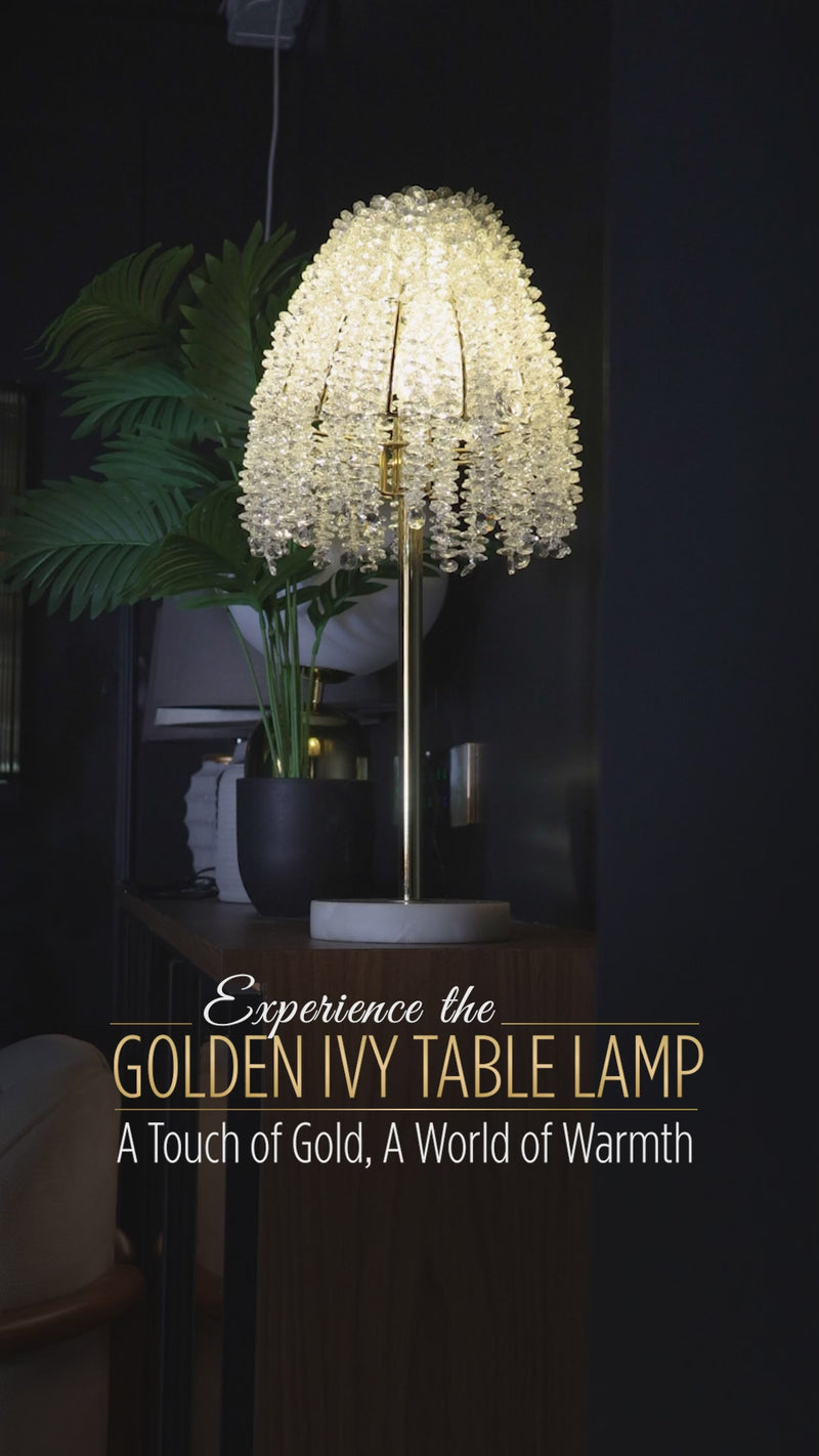 Golden Ivy Table Lamp