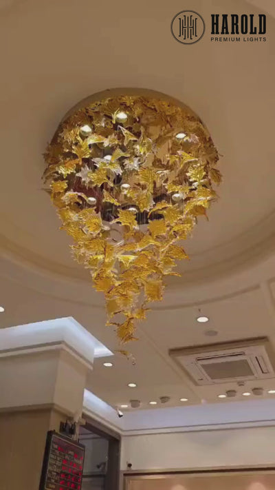 Autumn Leaves Chandelier