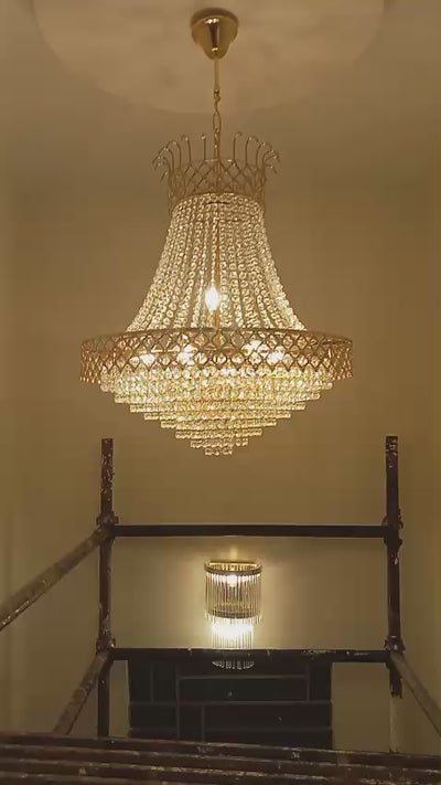 Maharaja Style Indian Crystal Chandelier