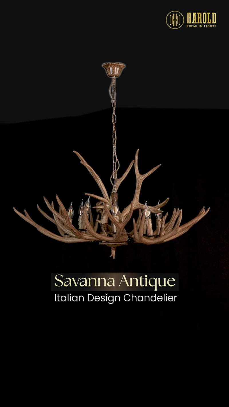 Savanna Antique Italian Design Chandelier