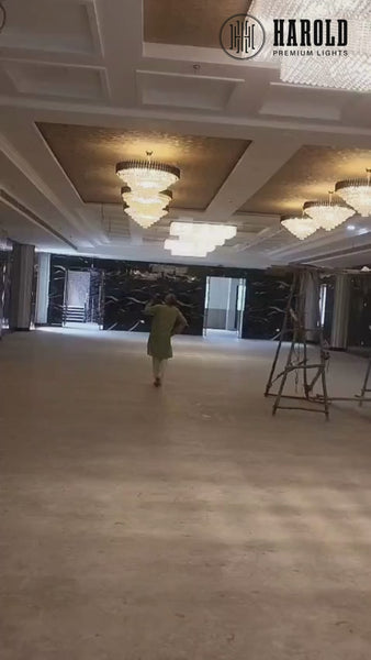 Black Mamba Round Chandelier - Alexa Enabled