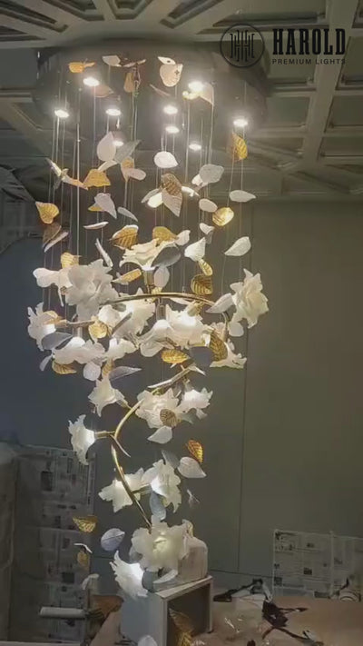Sacred Lotus Chandelier