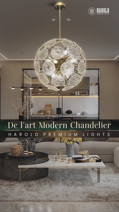 De l'art Modern Chandelier