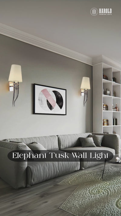 Elephant Tusk Wall Light