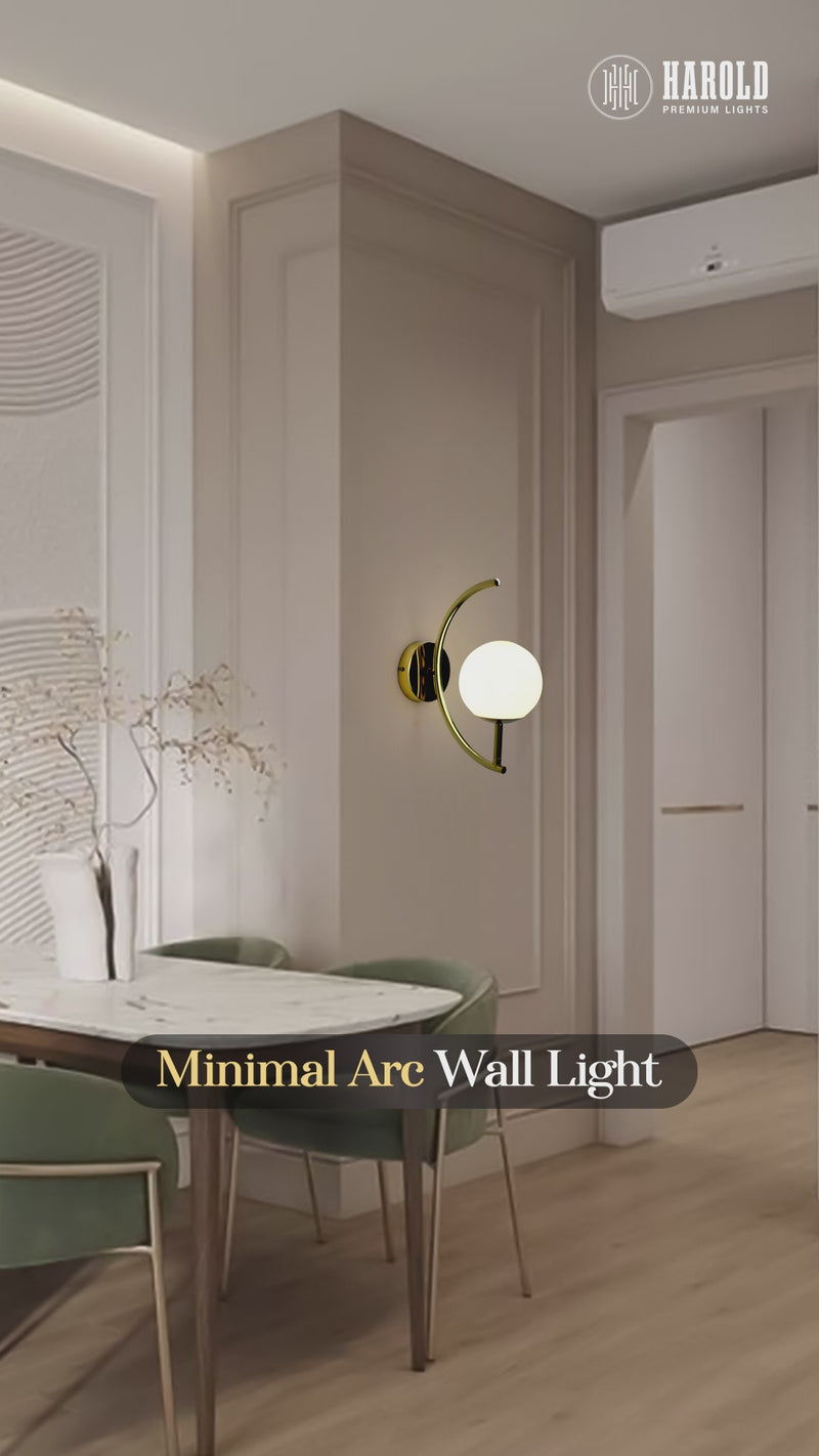 Minimal Arc Wall Light