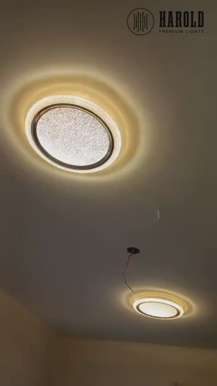 Halo Of Serenity Flush Mount Chandelier