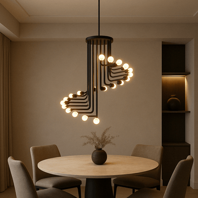 Eclipse Spiral Chandelier