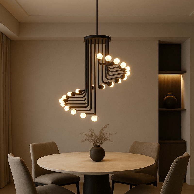 Eclipse Spiral Chandelier