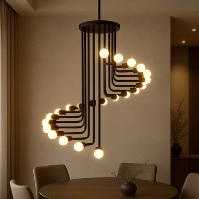Eclipse Spiral Chandelier