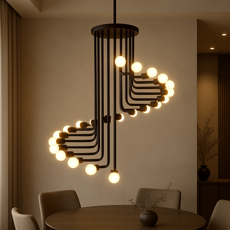 Eclipse Spiral Chandelier
