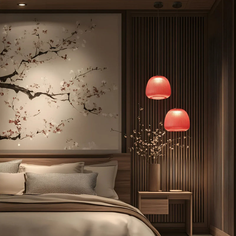 Crimson Dome Pendant Light