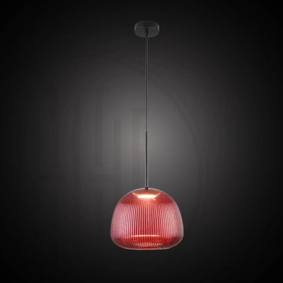 Crimson Dome Pendant Light