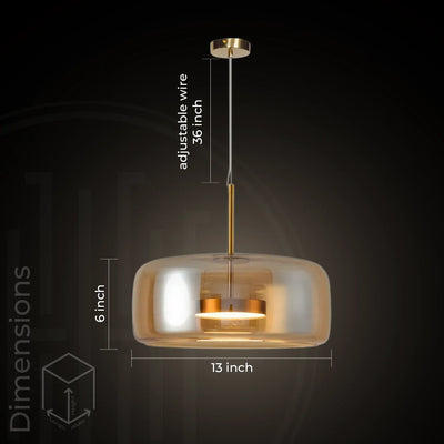 Orvia Glass Pendant Light