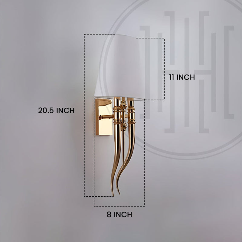 Elephant Tusk Wall Light