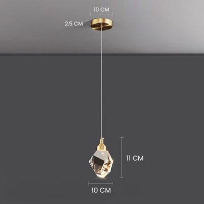 Crown Jewel Hanging Pendant Light