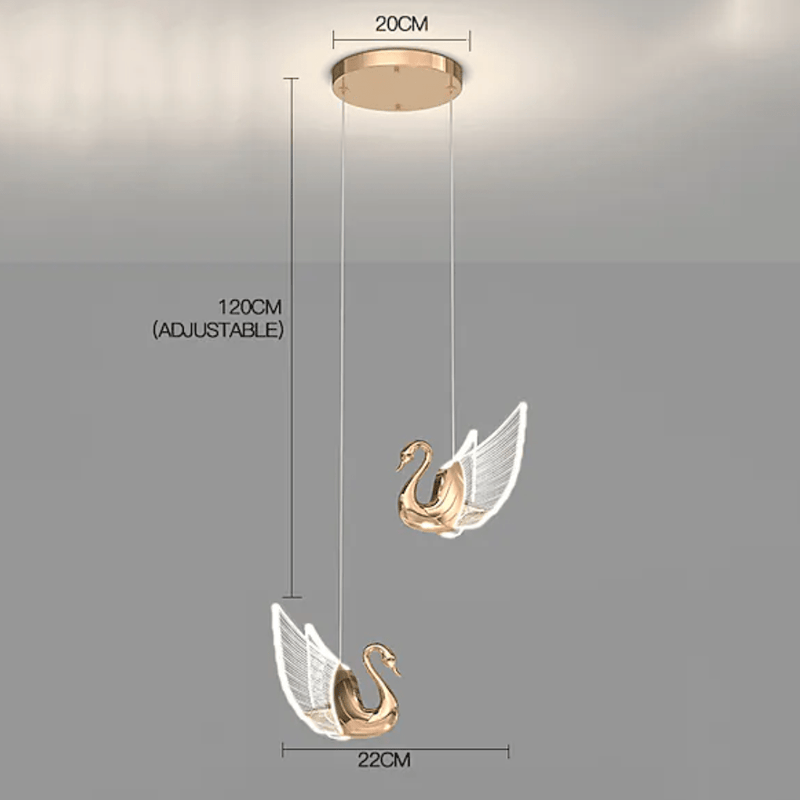 Swan Hanging Light