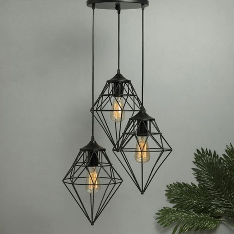 Ruby Cage Hanging Light