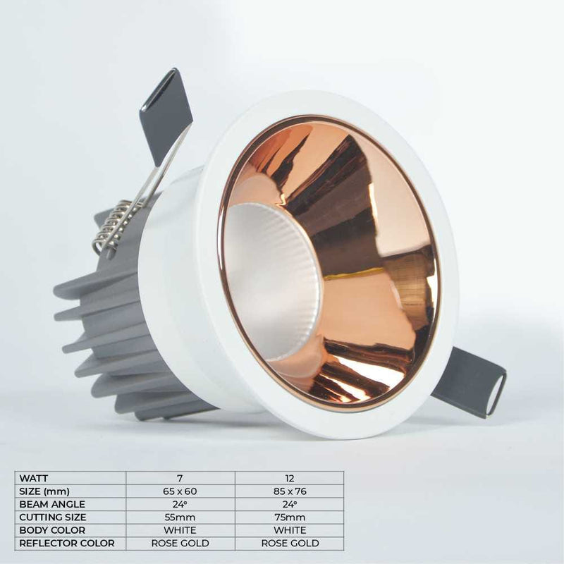 Deep Series Concealed COB Spotlight - Indoor Ceiling Focus Light ...