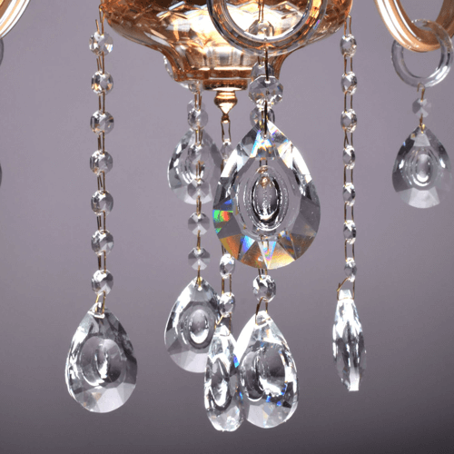 24 lights amber chandelier 2