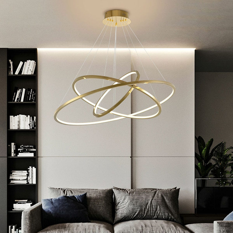 Albany LED Ring Chandelier — City Lights SF