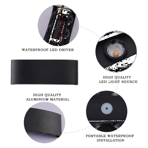 Up Down Outdoor Wall Facade Light – Harold Electricals