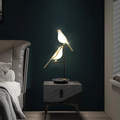 Chirpy Bird Silhouette Lamp