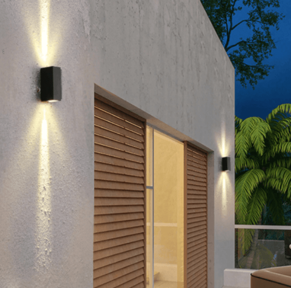 Rectangular Up-Down Outdoor Wall Facade Light – Harold Electricals