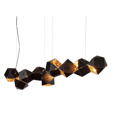 Tipo Modern Black Metal Chandelier