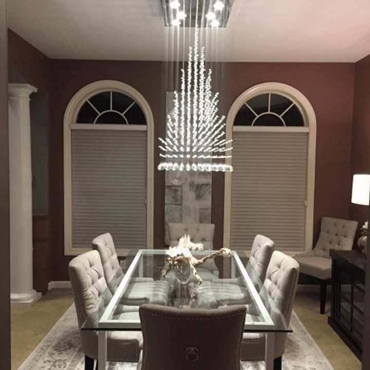 Pyramid Raindrop Crystal Chandelier – Harold Electricals