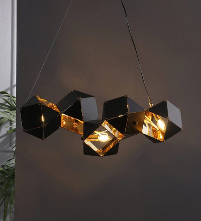 Tipo Modern Black Metal Chandelier
