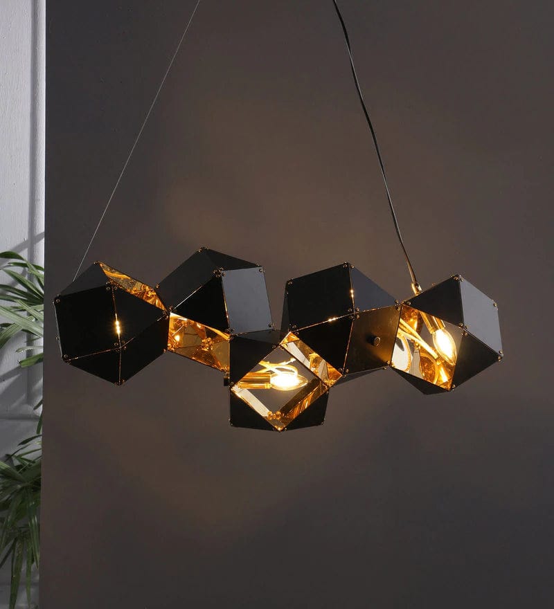 Tipo Modern Black Metal Chandelier