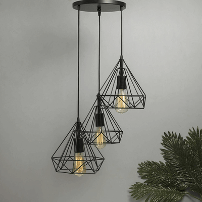 black diamond hanging pendant light 2