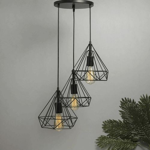 black diamond hanging pendant light 2