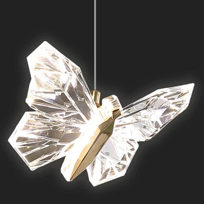 Crystal Butterfly LED Pendant Light