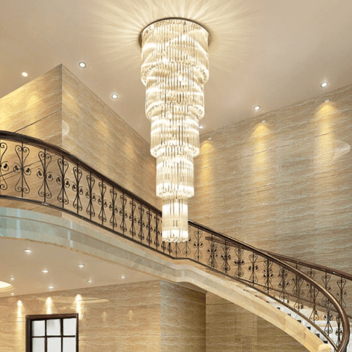 Deliciae Luxury Long Crystal Chandelier – Harold Electricals