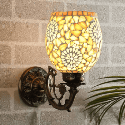 gold metal wall light wl48 1
