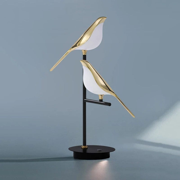 Rose Gold Bird Silhouette Lamp Harold Electricals