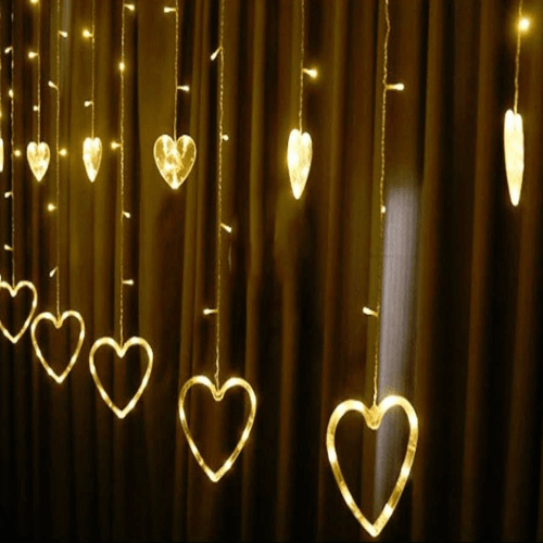 heart shape curtain light 3