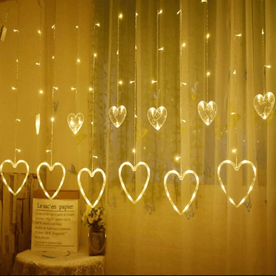 heart shape curtain light 4