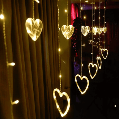 heart shape curtain light 5