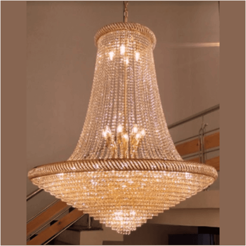 maharaja style indian crystal chandelier product image 1